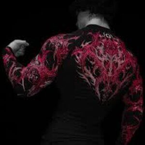 Breathe Divinity Void Tech™ Infernal longsleeve Compression [RUBY]